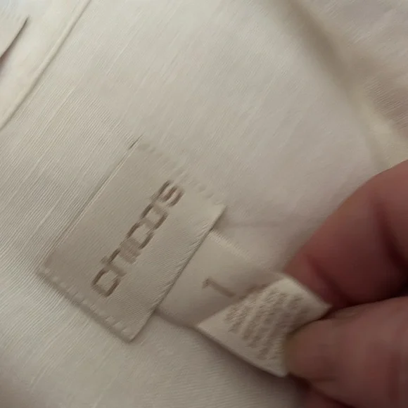 Chicos No Iron Linen Shirt - Picture 5 of 6